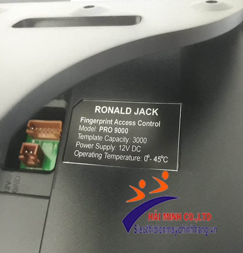 Máy chấm công vân tay và thẻ từ RONALD JACK PRO 9000