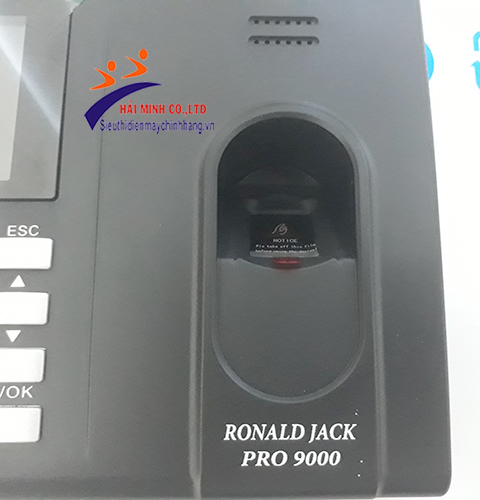 Máy chấm công vân tay và thẻ từ RONALD JACK PRO 9000