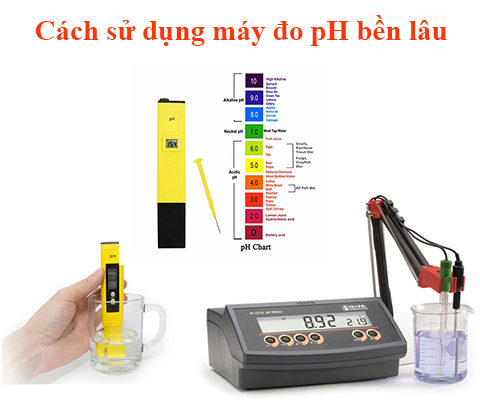cách sử dụng máy đo độ pH hiệu quả