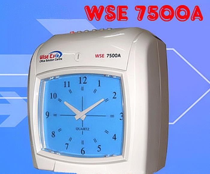 máy chấm công thẻ giấy Wise Eye WSE-7500A chính hãng