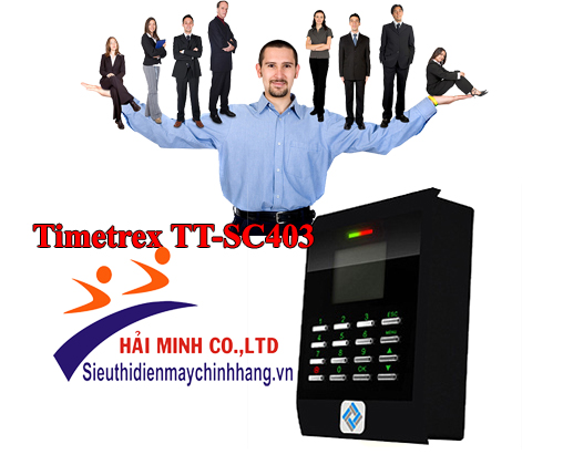 Timetrex TT-SC403 mang lại hiệu suất lao động cao, khẳng đinh sự chuyên nghiệp của doanh nghiệp