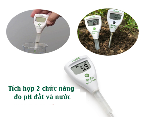 Bút đo pH trong đất và nước HI981030 đo được PH đất và nước