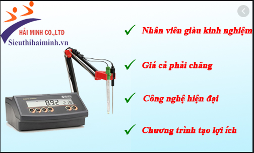 Mua máy đo pH tại Hải Minh bạn sẽ được hưởng nhiều ưu đãi hấp dẫn