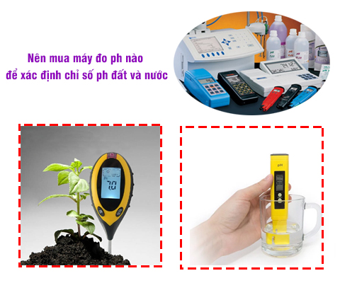 mua máy đo ph nào để xác định chỉ số ph đất và nước