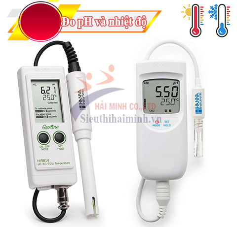 máy đo pH và nhiệt độ